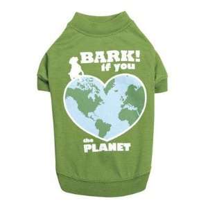  Bark If You Love The Planet Dog Tees Size Small Pet 