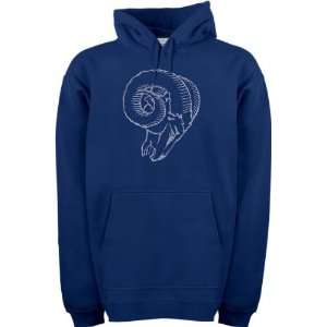  Los Angeles Rams Classic NFL Throwback Logo Hooded 