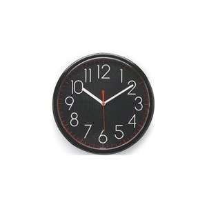  Lorell 10 Quartz Wall Clock in Black