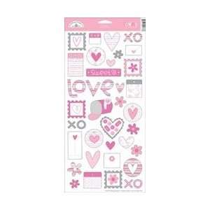  Cardstock Stickers Loopy Love Icons