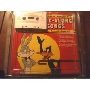  Looney Tunes    Sing a long Songs  Book and Cassette Tape 