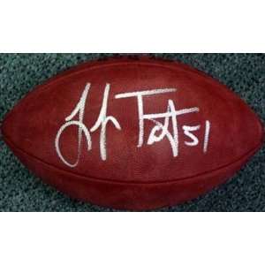 Lofa Tatupu Autographed/Hand Signed NFL Leather Football