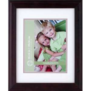 Gallery Solutions Mahogany Lodge Frame with Mat, 11 by 14 Inch Matted 