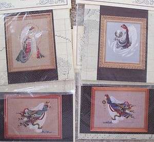 Lavender & Lace Victorian Angels Cross Stitch Charts  