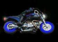 Kawasaki Vulcan VN 750 900 1500 1600 2000 BLUE TIRE LED  