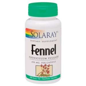 Solaray   Fennel, 450 mg, 100 capsules Health & Personal 