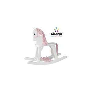 Derby Horse White with Pink Hair