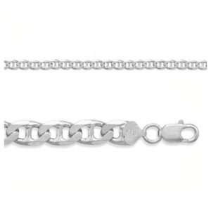  3mm Sterling Silver Mariner Link Chain Jewelry
