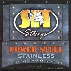  S I T Strings Electric Guitar Stainless Power Steel Light 