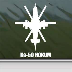  Ka 50 HOKUM White Sticker Military Soldier Laptop Vinyl 