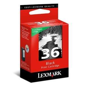  LEXMARK Inkjet, #36   Black, X3650, X4650, X5650, X6650 