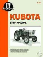 Shop Manual for Kubotas L & B SERIES  