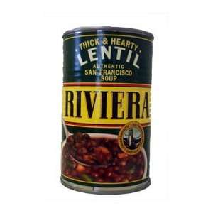Riviera Lentil Soup   15 oz. (12 pack) Grocery & Gourmet Food