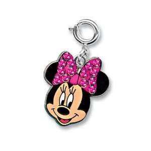  Licensed Disney© Minnie Mouse Reversible Charm with Pink 