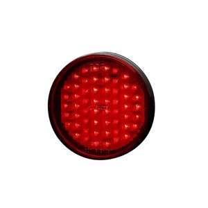   Maxxima M56100R 4 Round Red Stop/Tail/Turn Light 56 LEDs Automotive