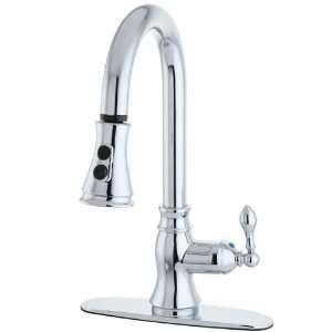   Handle Lead Free Kitchen Faucet with Pull Down Spout