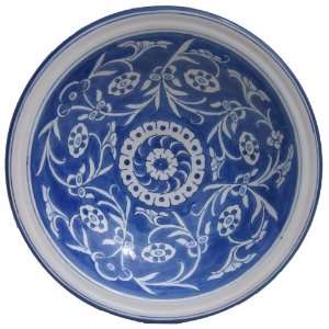 Le Souk Ceramique 14 Inch Medium Serving Bowl, Garland Design  