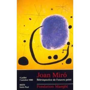  Joan Miro   Or De Lazur NO LONGER IN PRINT   LAST ONE 