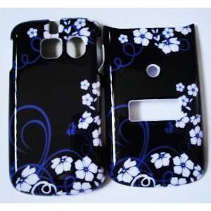   Midnight Flower Design in Blue Snap on Case Cell Phones & Accessories