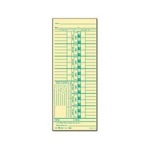  Time Card for Acroprint and Lathem, Weekly, 3 1/2 x 9, 500 