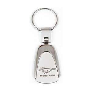  Ford Mustang Chrome Teardrop Keychain Automotive