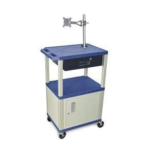   Tuffy 421/2H Mobile Computer Carts   Blue Industrial & Scientific