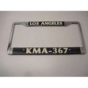  KMA 367 All Metal LAPD Police License Plate Frame 