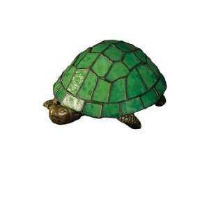  4H Turtle Tiffany Glass Accent Lamp