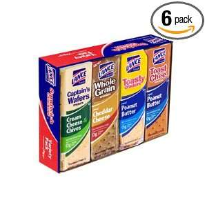 Lance Sandwich Crackers Variety Pack Six Grocery & Gourmet Food