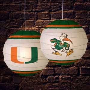  Miami Hurricanes NCAA Rice Paper Lamp