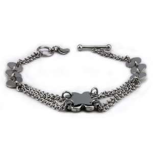  Stainless Steel Ladies Charm Bracelet 7 Jewelry