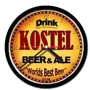  KOSTEL beer and ale cerveza wall clock 