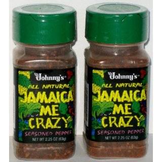 Johnnys Jamaica Me Crazy, Seasoned Sea Salt, 5 Ounce Bottles (Pack of 
