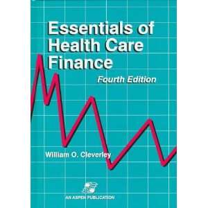   of Health Care Finance [Hardcover] William O. Cleverley Books