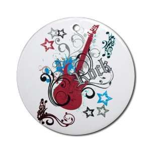  Ornament (Round) Rock Guitar Music 