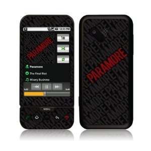   HTC T Mobile G1  Paramore  Logo Skin Cell Phones & Accessories