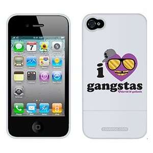  I Heart Gangstas by TH Goldman on AT&T iPhone 4 Case by 
