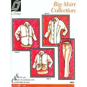  LJ Designs Big Shirt Collection Pattern By The Each Arts 