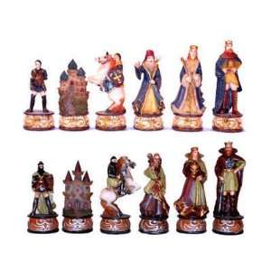  King Arthur Camelot Chess Pieces Set Toys & Games