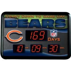  16.25x11 Countdown Clock Chicago Bears