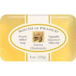  South of France Soap Glycerin Lemon Cham 8 oz   Limited 