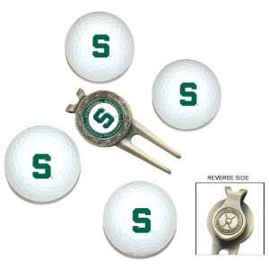  Michigan State Spartans 4 Golf Ball Divot Tool/Ball Marker 