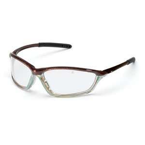 Shock Pro Grade Protective Eyewear, Chameleon and Clear Chrome Frames 