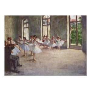   Edgar Degas   Ballet Rehearsal Class 1873 oil Posters