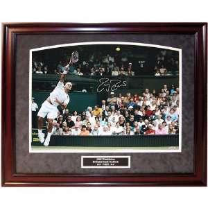  Roger Federer 2005 Wimbledon Serve Autographed Framed 