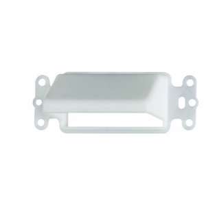   Cable Wall Plate Insert Horizontal, 1 Gang, White