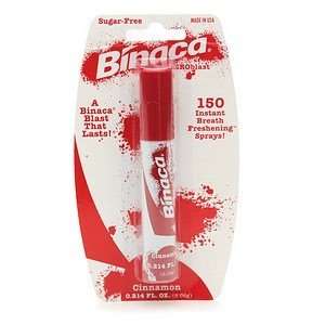  Binaca Binaca Aeroblast 150 Breath spray, Cinnamon 0.21 oz 