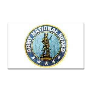    Sticker (Rectangle) Army National Guard Emblem 