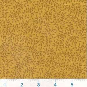  45 Wide Color My World Vines Honey Fabric By The Yard 