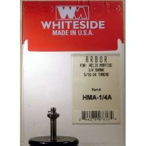 com HMA 1/4A SCREW ON ARBOR FOR USE ON 13 1250A HELIX MORTISE CUTTERS 
